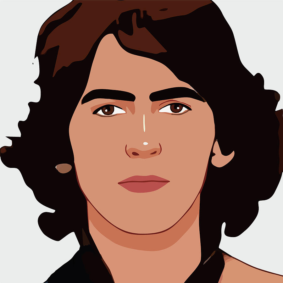 George Harrison Cartoon Portrait 2 Digital Art
