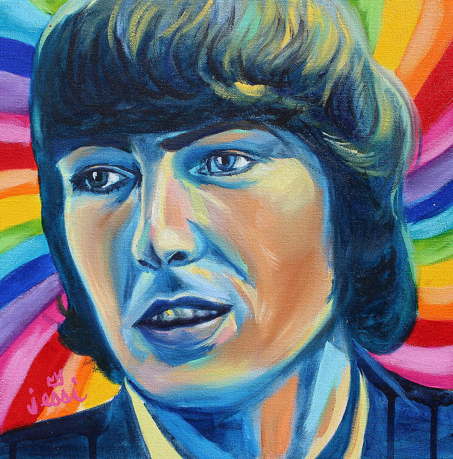 Celebrity Painting - George Harrison by Jessi Dahlquist Celebrity Painting - George Harrison by Jessi Dahlquist