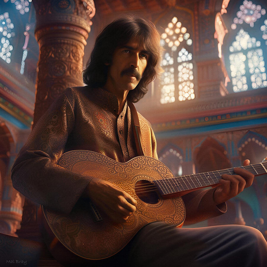 George Harrison My Sweet Lord Digital Art by Mal Bray