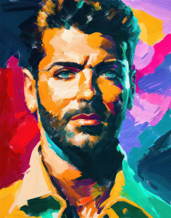 George Michael brilliant 1 Digital Art by Yury Malkov - Fine Art America