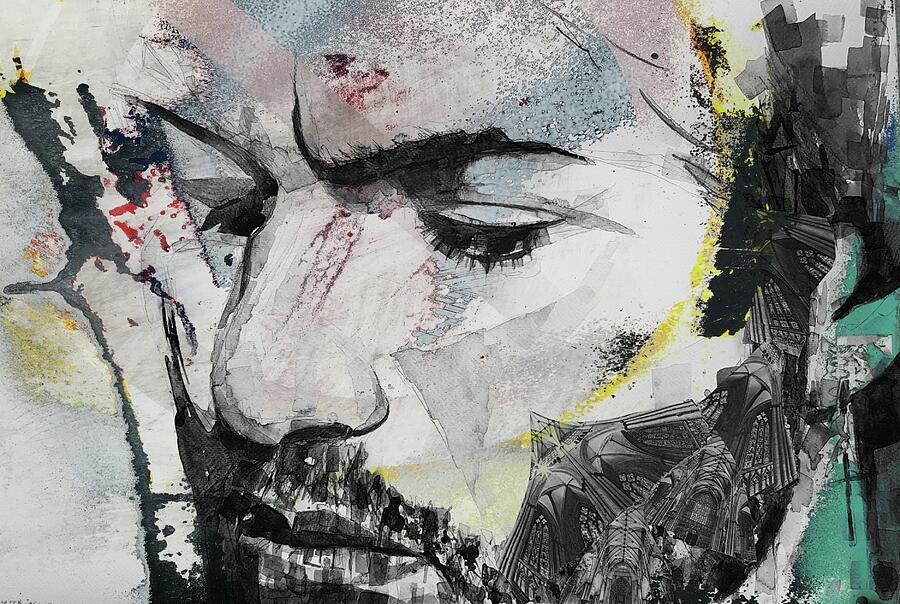 Abstract Painting - George Michael by Paul Lovering Abstract Painting - George Michael by Paul Lovering