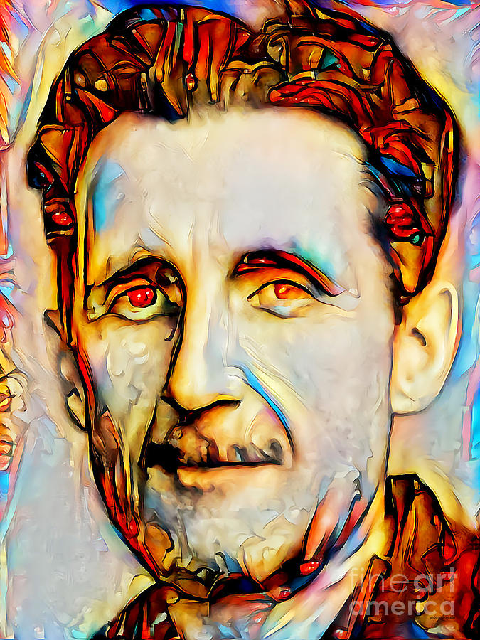 George Orwell 1984 in Contemporary Vibrant Colors 20200717 Photograph by Wingsdomain Art and Photography