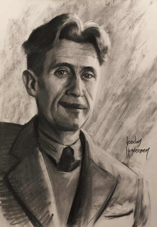 George Orwell Drawing by Jordan Henderson