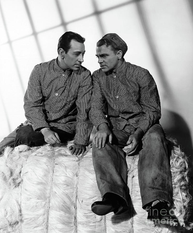 George Raft - James Cagney - Each Dawn I Die Photograph by Sad Hill - Bizarre Los Angeles Archive