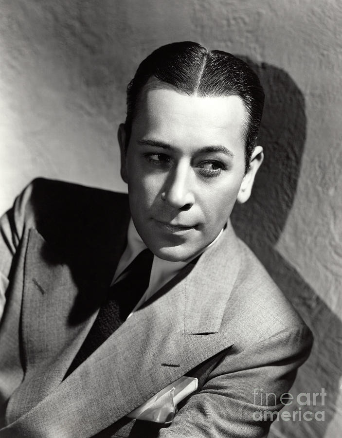 George Raft Portrait - 1930s Photograph by Sad Hill - Bizarre Los Angeles Archive
