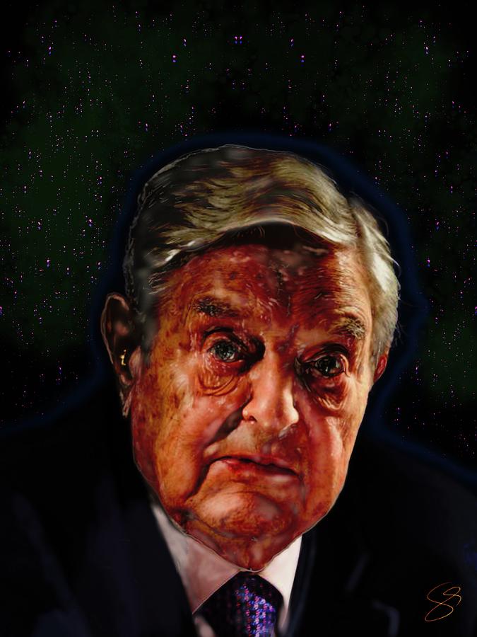 George Soros Digital Art by Wunderle
