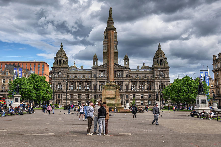 George Square In Glasgow Photograph by Artur Bogacki