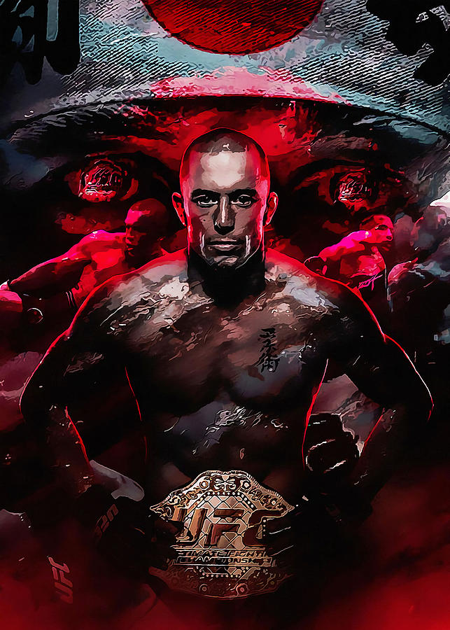 George StPierre Poster DUKE STUDIO Tapestry - Textile by Brooke Lyons ...