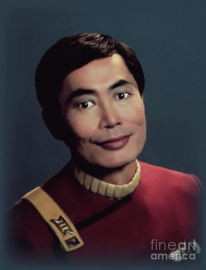 George Takei, Actor Painting by John Springfield - Fine Art America