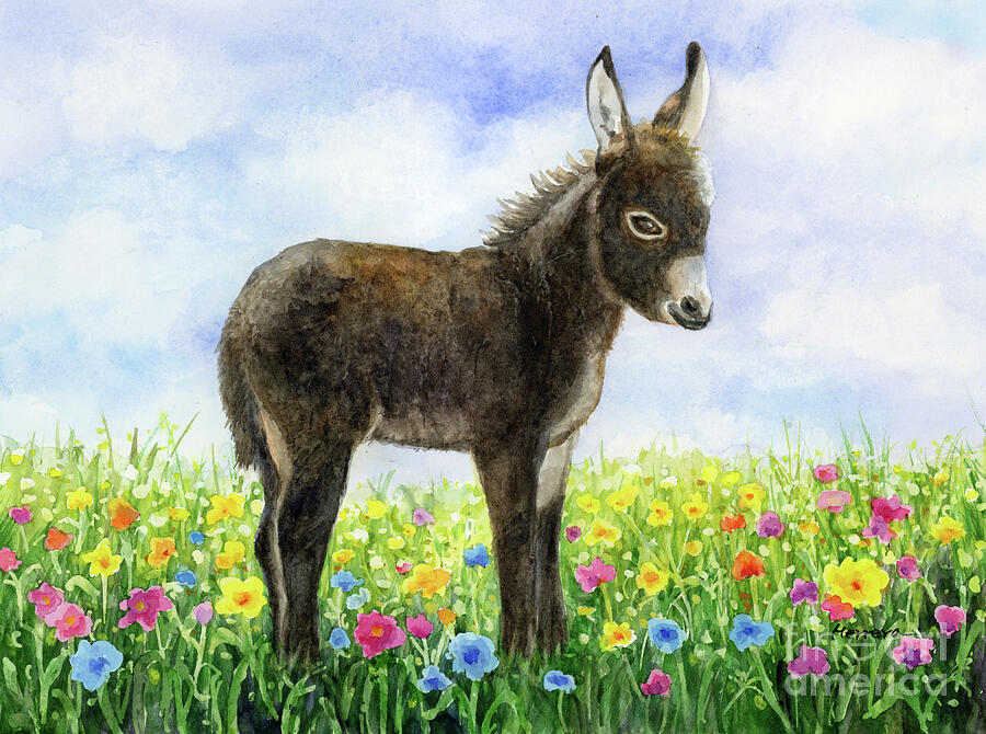 George, The Donkey Painting