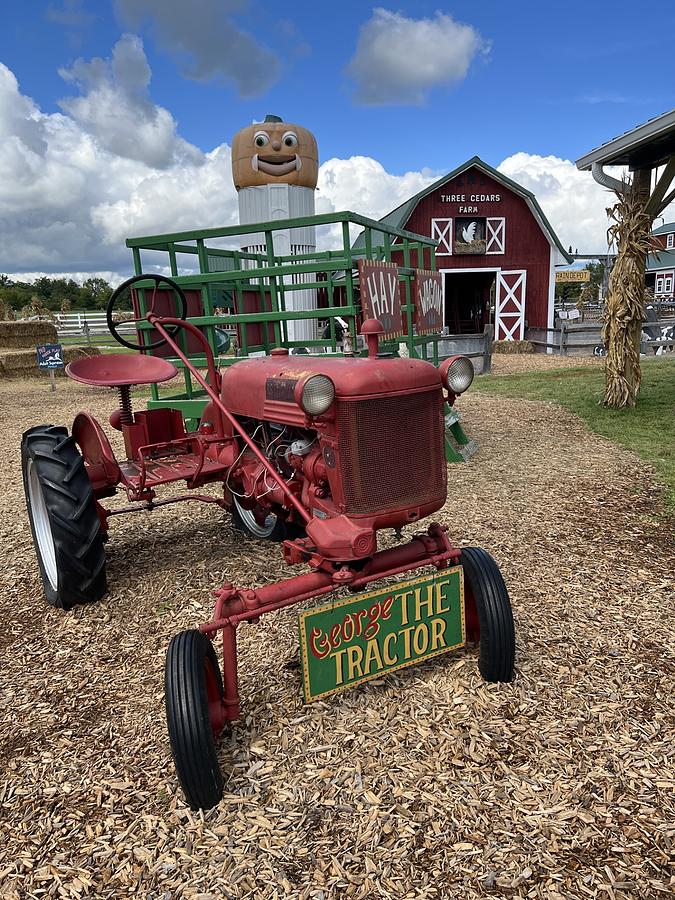 George the Tractor Photograph by Lloyd Gillies George the Tractor Photograph by Lloyd Gillies
