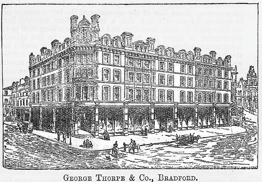 George Thorpe and Co, Bradford 1893 Drawing by Mick Flynn