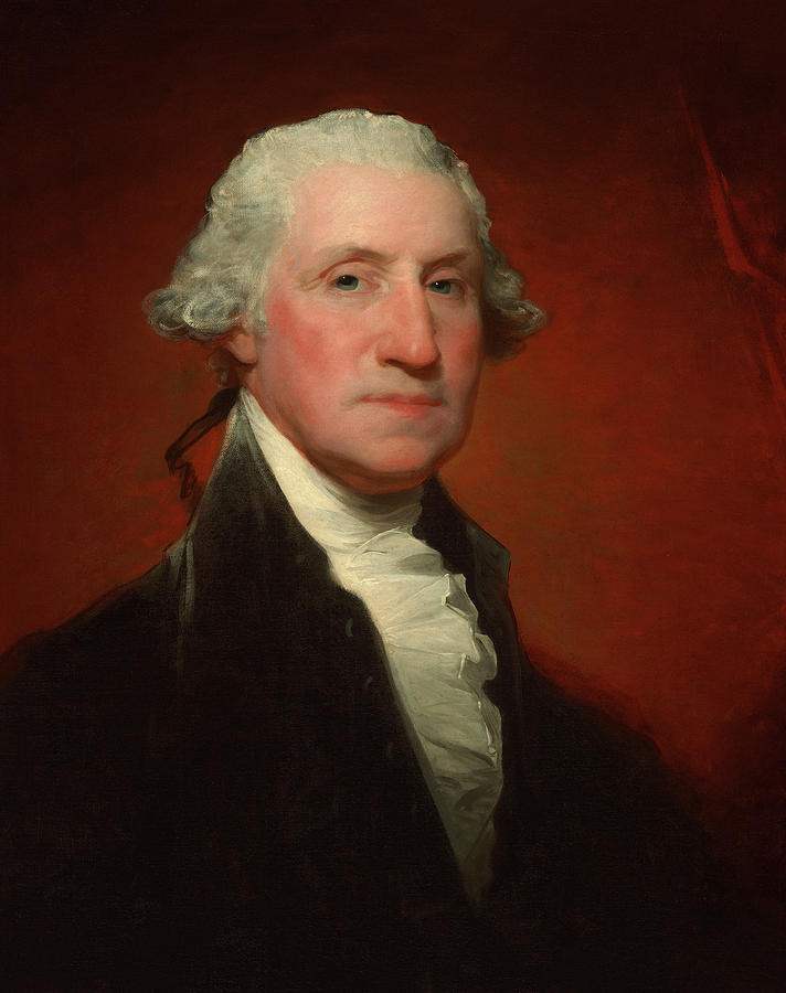 George Washington, 1795 Painting by Gilbert Stuart - Fine Art America