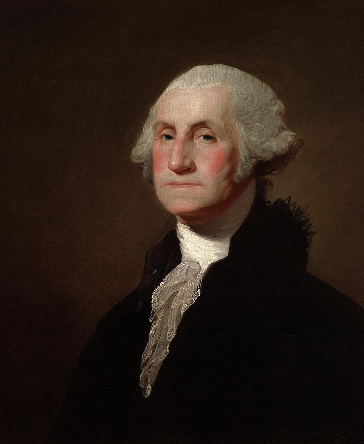 George Washington, 1796-1805 Painting by Gilbert Stuart - Fine Art America