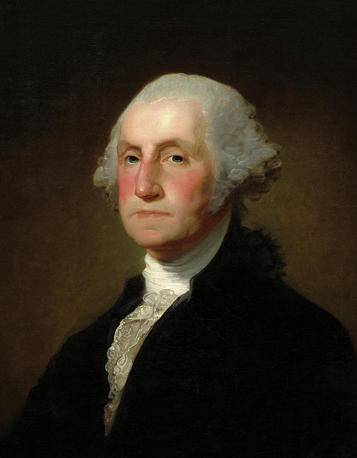 George Washington, 1800 Painting by Gilbert Stuart