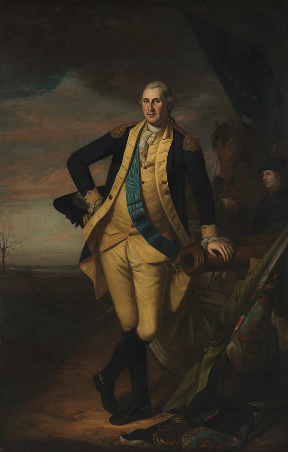 George Washington at the Battle of Princeton - Charles Wilson Peale by War Is Hell Store George Washington at the Battle of Princeton - Charles Wilson Peale by War Is Hell Store
