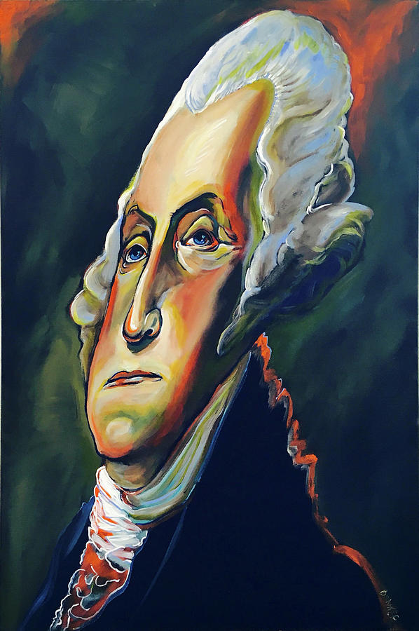 George Painting - George Washington by Buffalo Bonker