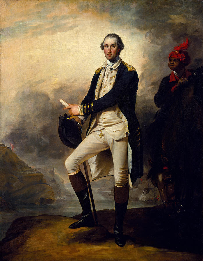 George Washington by John Trumbull                                  Painting by MotionAge Designs
