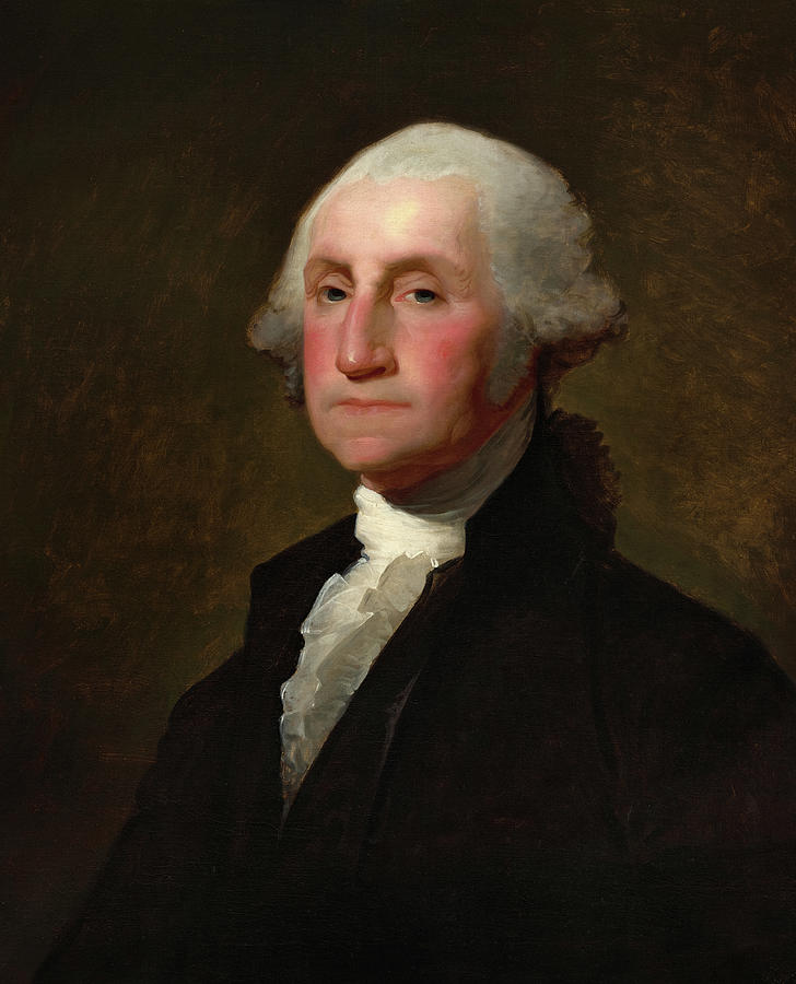 George Washington, c. 1803 Painting by Gilbert Stuart | Fine Art America