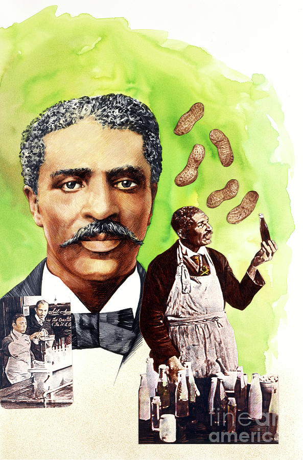 The 1910s - George Washington Carver Painting by Paul and Chris Calle
