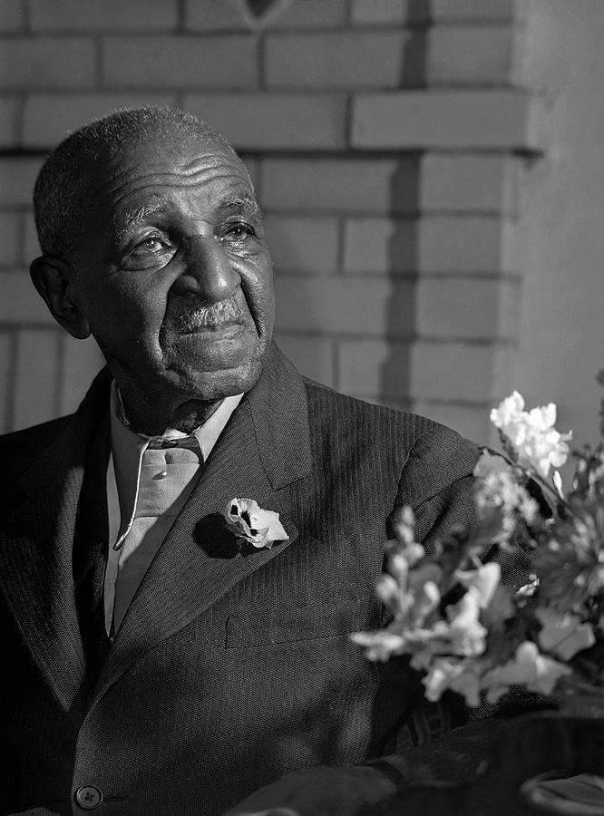 George Washington Carver Portrait - Tuskegee Institute 1942 Photograph by War Is Hell Store