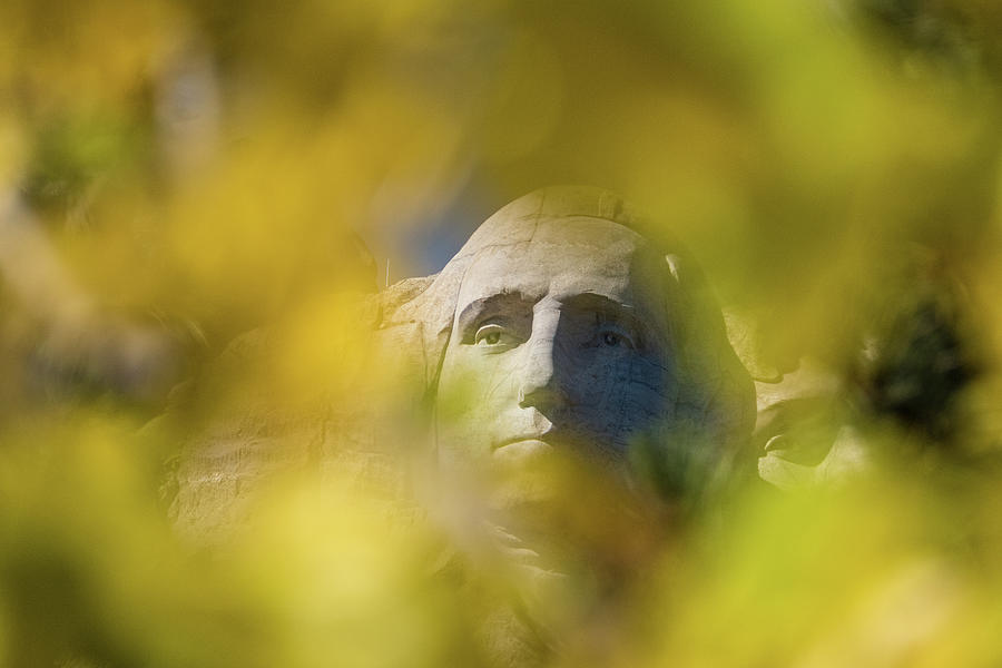 George Washington - Mount Rushmore #1 Photograph by David Morehead