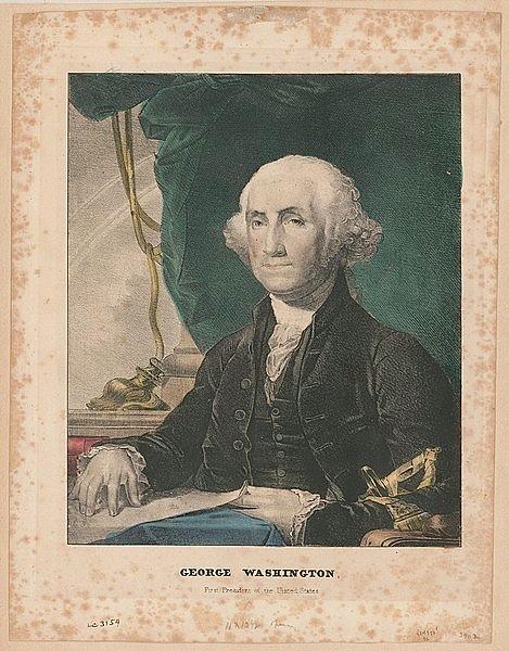 George Photograph - George Washington first president of the United States by Paul Fearn