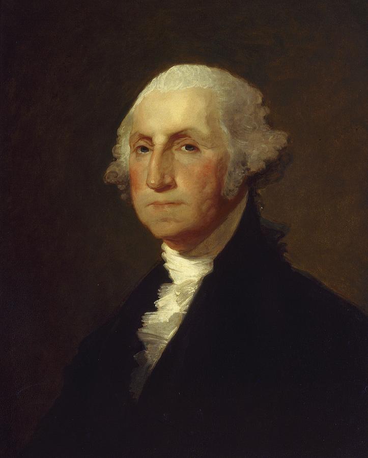 George Washington Painting by GilbertStuart | Pixels