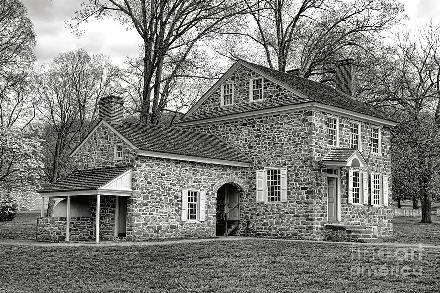 George Washington Valley Forge Headquarters in Isaac Potts House Photograph by Olivier Le Queinec