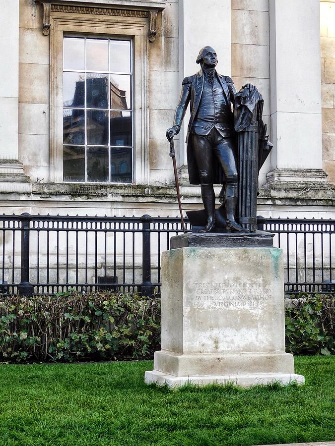 George Washington Photograph - George Washington in London by Karen Garden