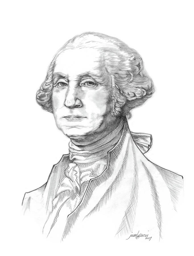 George Washington Drawing by Joan Garcia