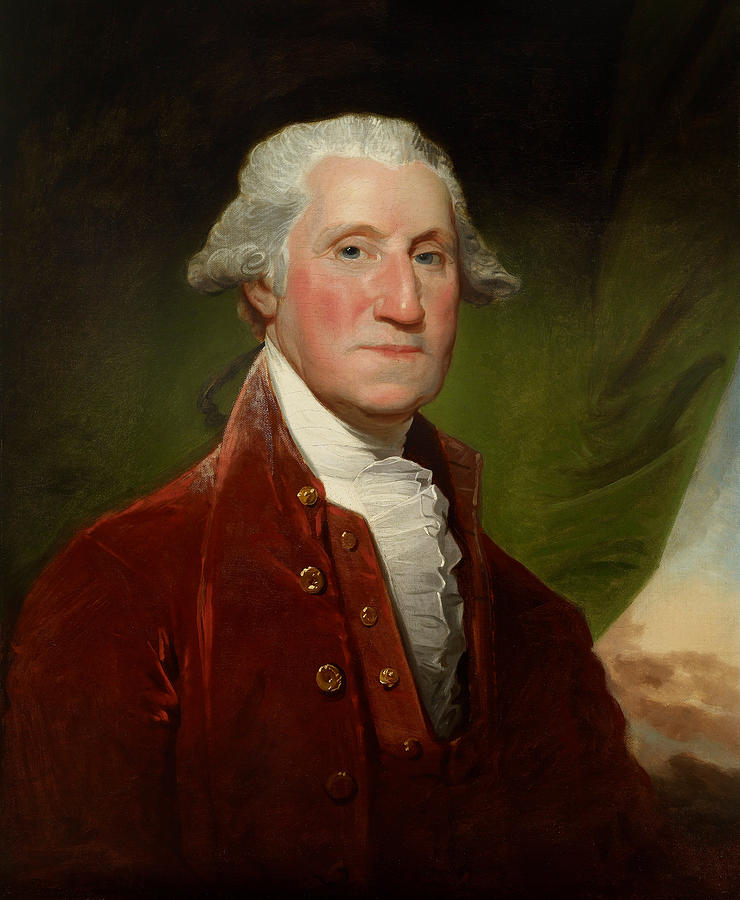 George Washington president USA Painting by Vincent Monozlay