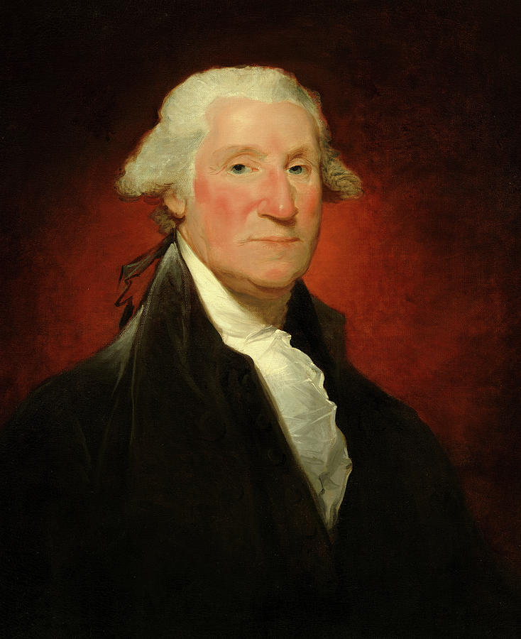 George Washington, Vaughan Portrait, 1795 Painting By Gilbert Charles 