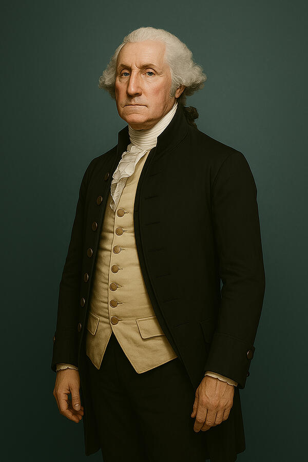 George Washington Digital Art by We The People Prints George Washington Digital Art by We The People Prints