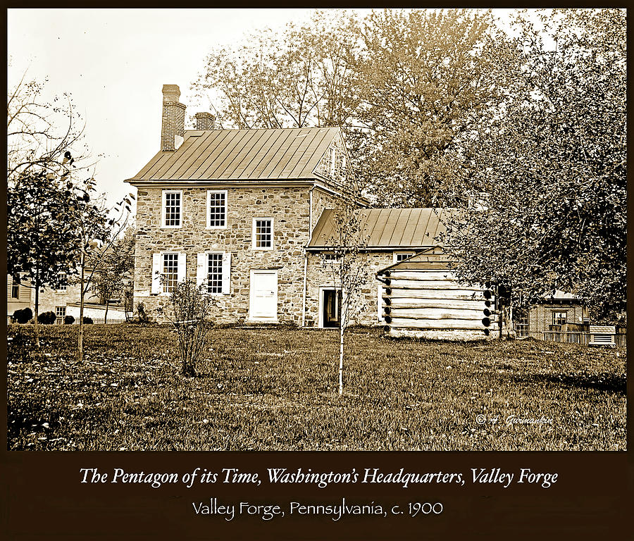 George Washingtons Headquarters, c. 1900 Photograph by A Macarthur Gurmankin