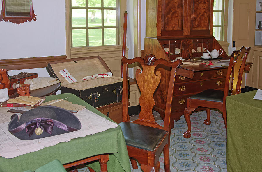 George Washingtons Office Photograph by Sally Weigand