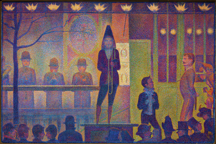 Georges Seurat and Paul Signac Painting by Tony Rubino