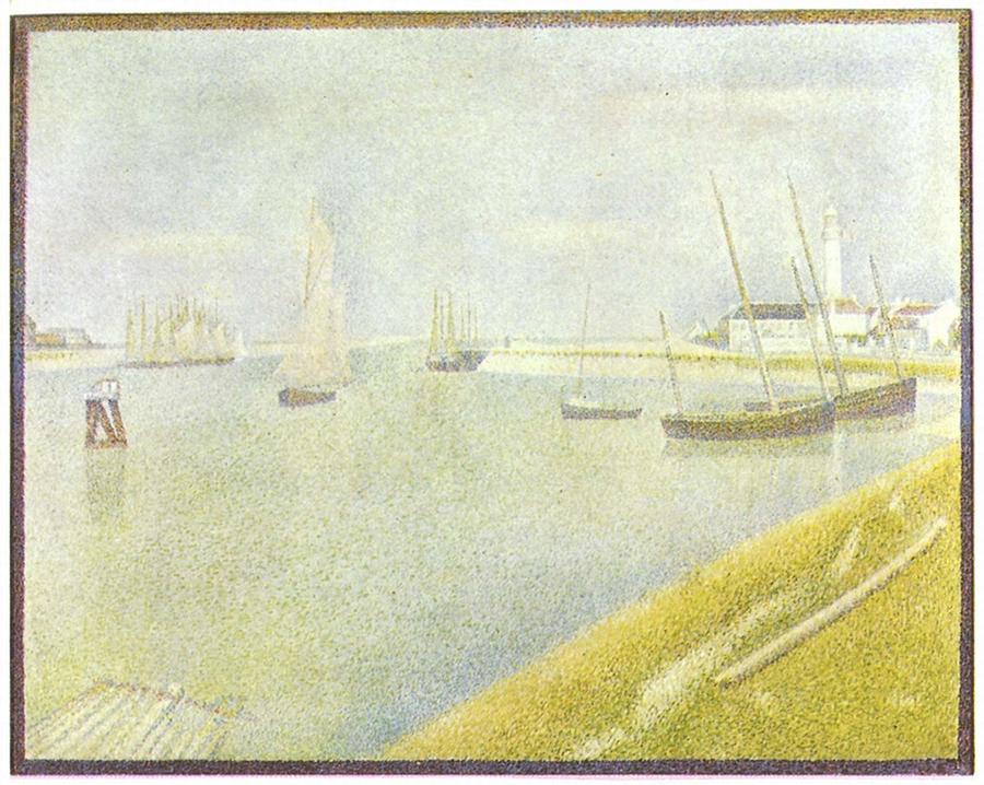 Georges Seurat - The canal of Gravelines, in the direction of the sea ...