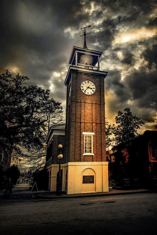 Georgetown Sc Tower Clock Photograph