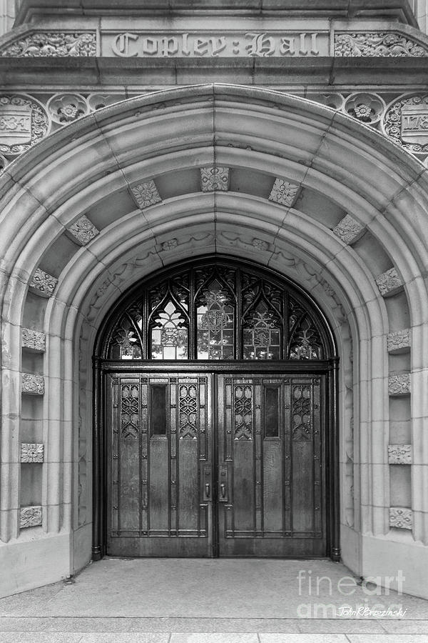 Georgetown University Copley Hall Doorway Photograph by University Icons