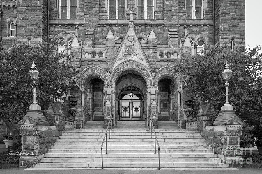 Georgetown University Healy Hall Doorway Photograph by University Icons