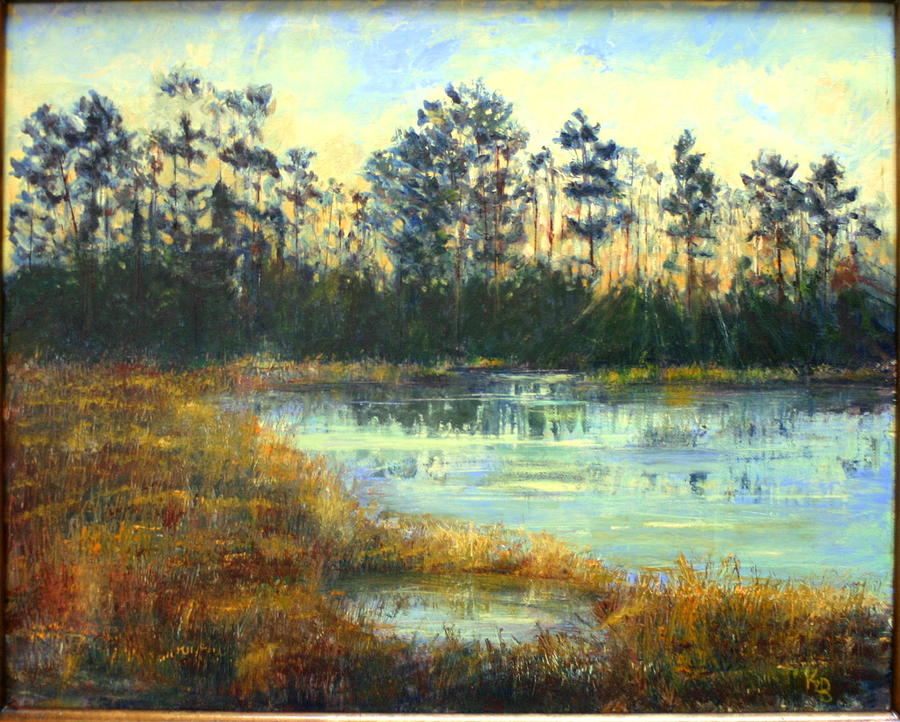 Georgia Marsh Painting by Kathaleen Brewer | Fine Art America