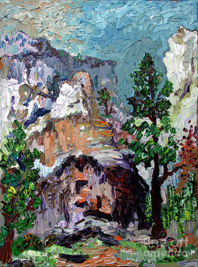 State Park Painting - Georgia Providence Canyon 2 Landscape by Ginette Callaway