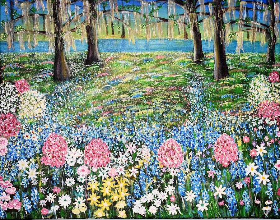 Georgia Spring Painting by Shirley Smith
