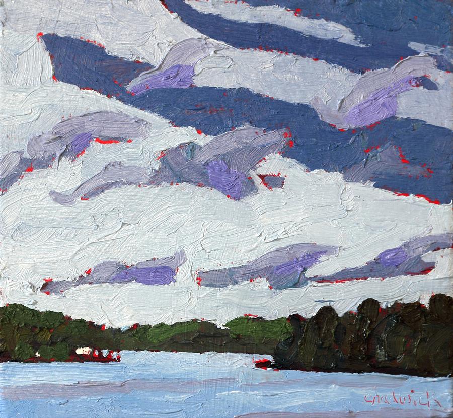 Impressionism Painting - Georgian Bay Warm Sector Winds by Phil Chadwick