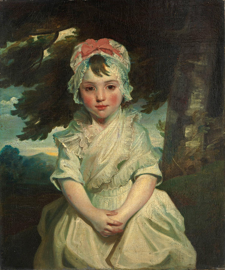 Georgiana Augusta Frederica Elliot, Later Lady Charles Bentinck Painting by Joshua Reynolds