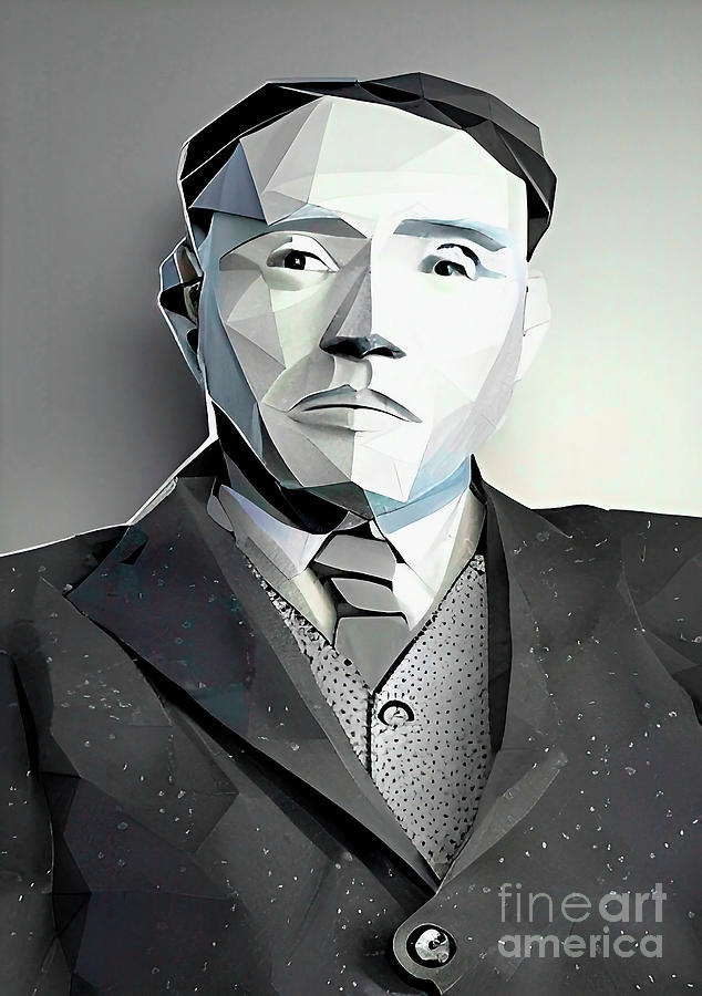 Criminal Gerald Chapman geometric portrait Digital Art by Christina Fairhead Art and Merch Criminal Gerald Chapman geometric portrait Digital Art by Christina Fairhead Art and Merch