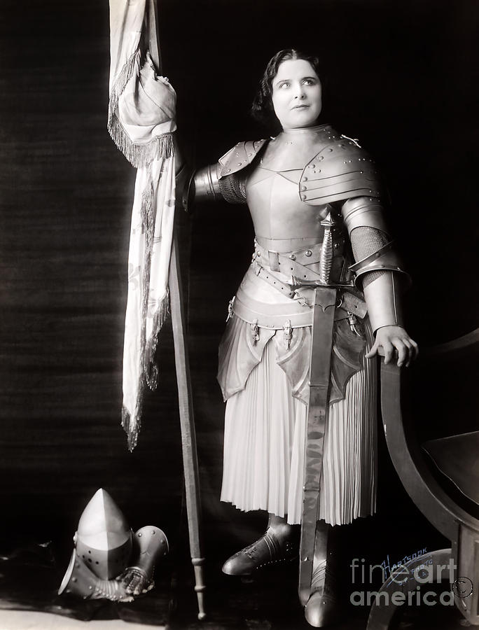 Geraldine Farrar - Joan the Woman 1916 Photograph by Sad Hill - Bizarre Los Angeles Archive