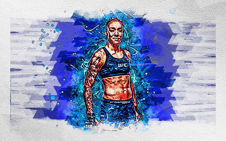 Germaine De Randamie Dutch Fighters Mma Ufc Female Mixed Media By Miller Ebony Pixels