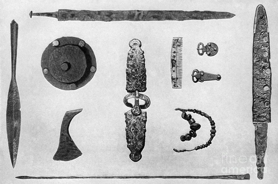 German Artifacts Photograph by Granger
